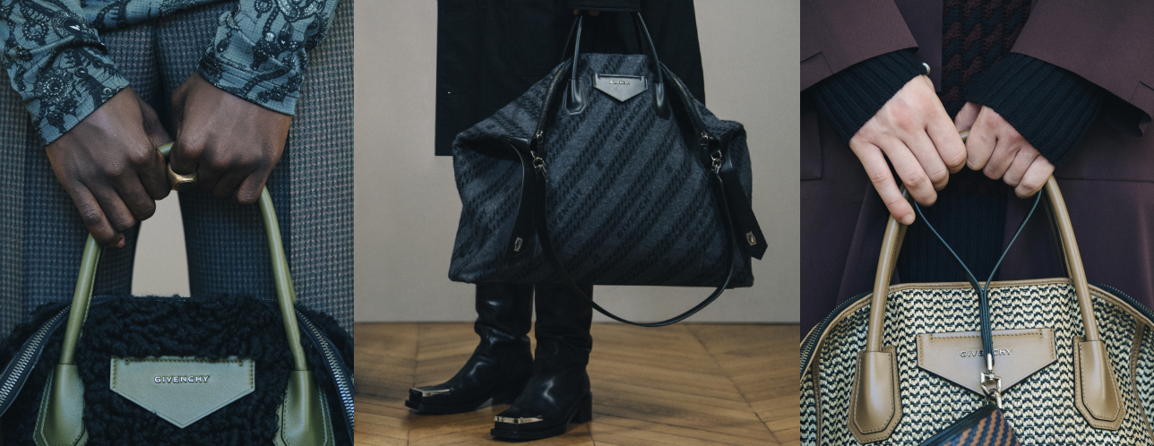 Givenchy's New Antigona Soft for Men is The Bag that Hugs Back