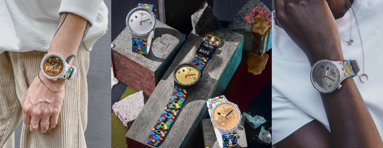 This Swatch x BAPE Watch Collection Features The Best of