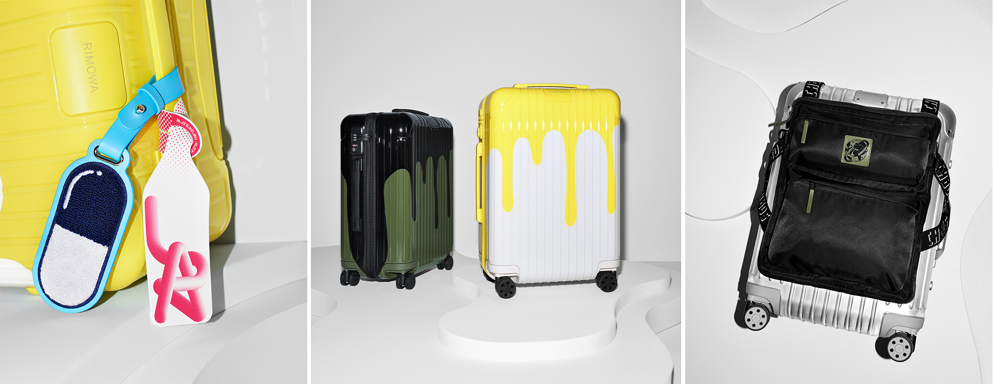 RIMOWA x Chaos puts dripping paint graphics on your beloved luggage