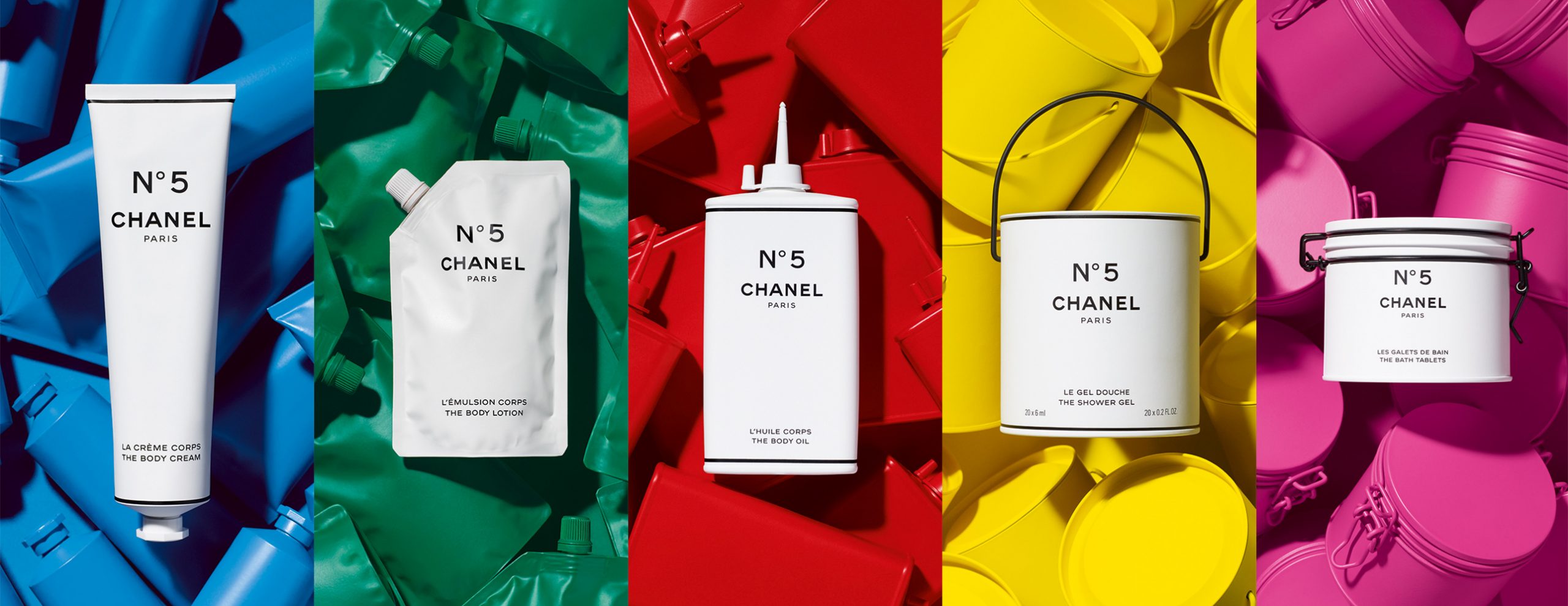 The CHANEL FACTORY 5 Collection includes 17 new products that take
