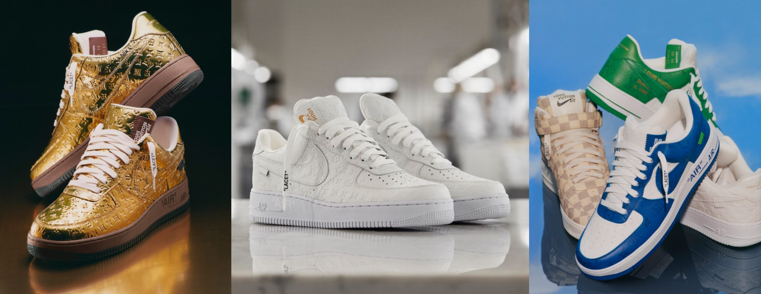 9 of Virgil Abloh's Louis Vuitton x Nike Air Force 1 Sneakers Will