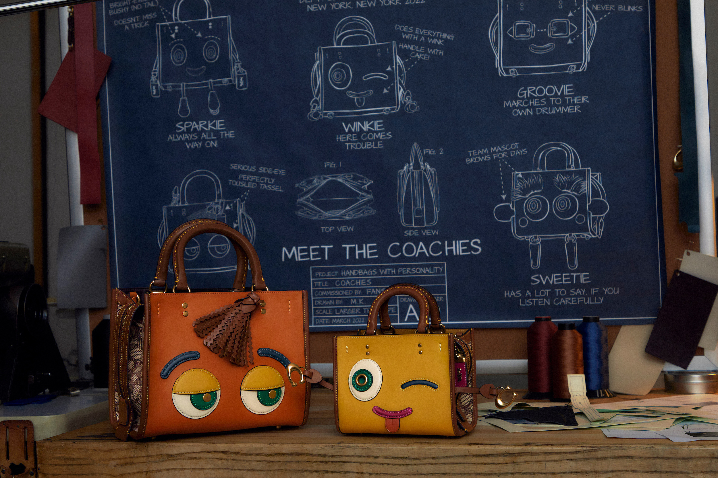 The Coach 'Coachies' Collection Sees Fun Personalities On Leather Bags And  Card Cases