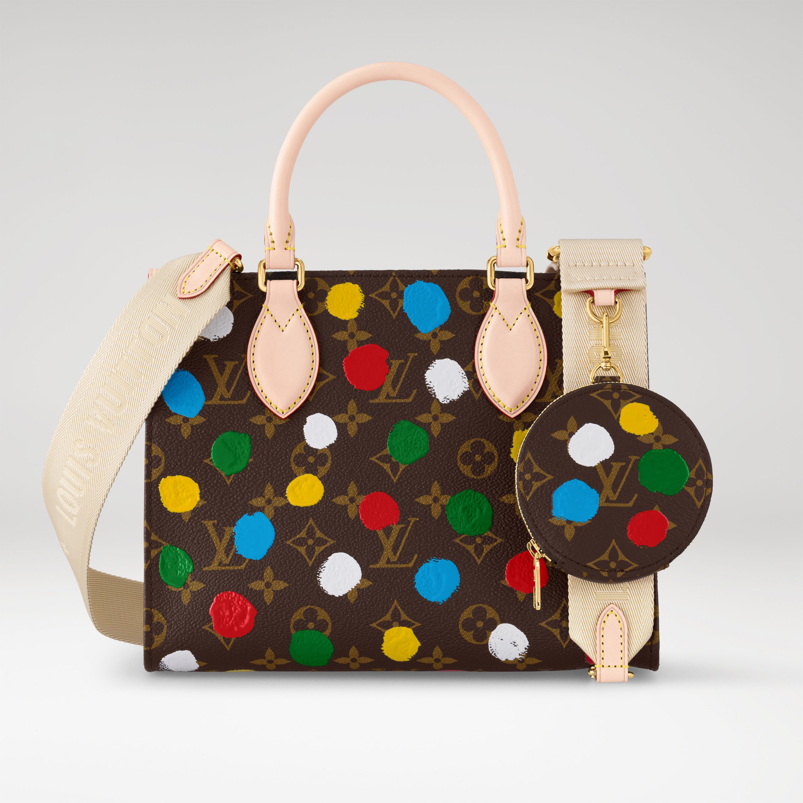 NEW Louis Vuitton Neverfull Pochette Yayoi Kusama Painted Dots