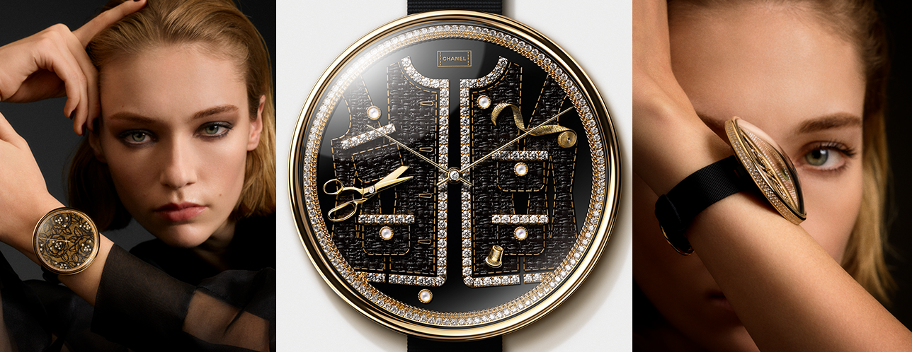 CHANEL Launches Exclusive Mademoiselle Privé Pique-Aiguilles Watch Inspired  by a Seamstress' Pincushion