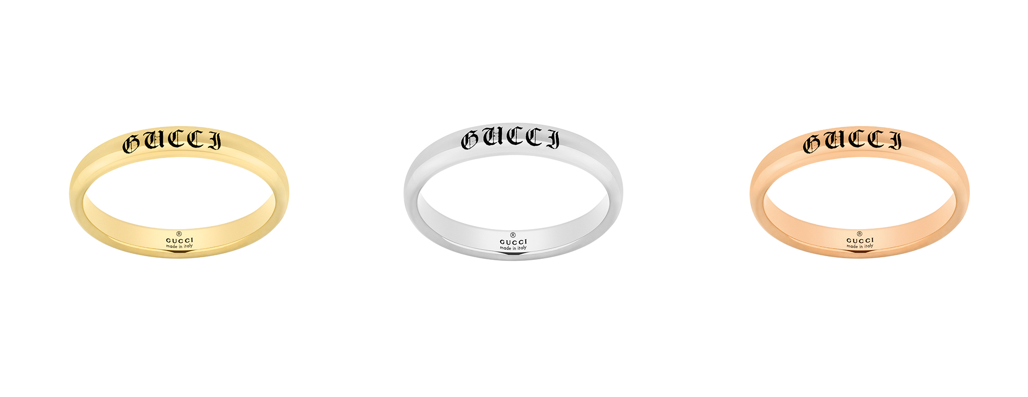 The new Gucci Promises line now expands into the bridal segment with  classic rings