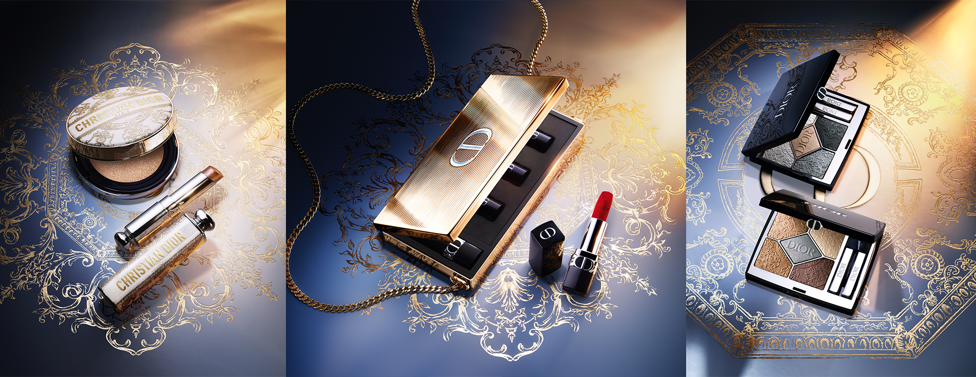 The Dior Beauty Holiday 2023 Makeup collection includes a Gold