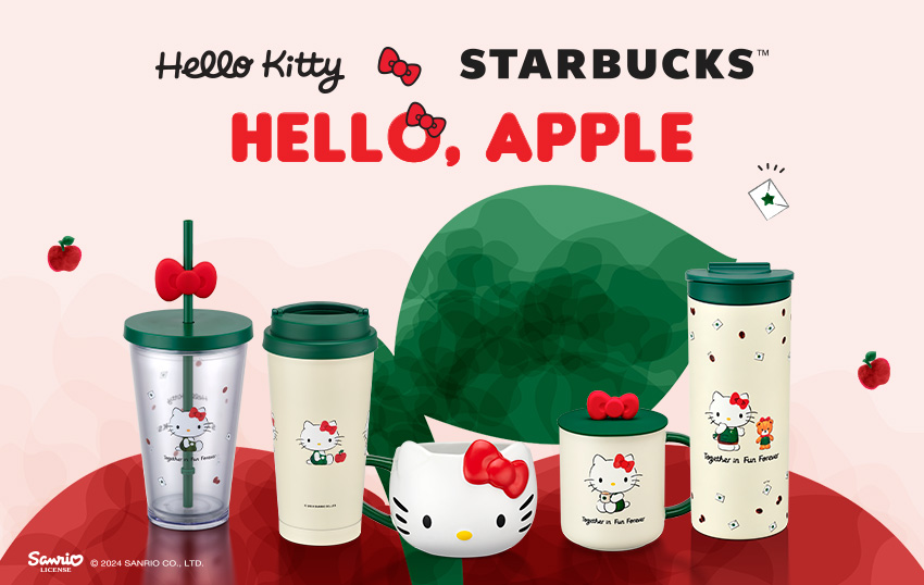 Starbucks and Hello Kitty Come Together in Fun : Starbucks